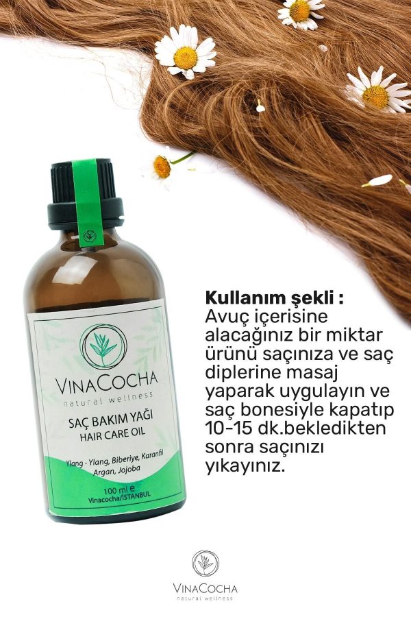 روغن و سرم مو اورجینال برند Vinacocha مدل Hair Care Oil 100 ml کد 39475535 - Image 4