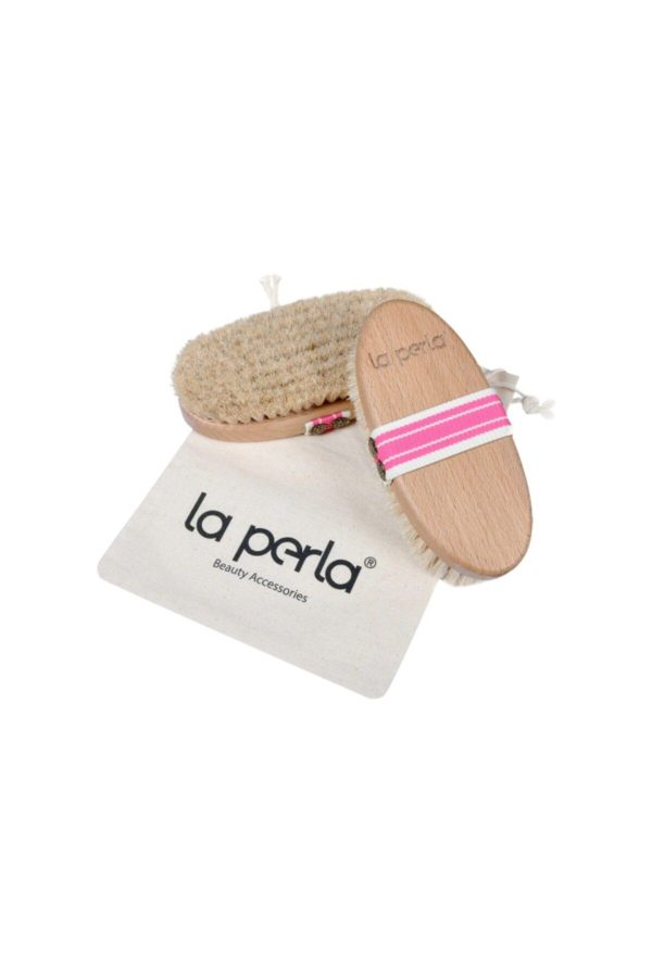 برس سلولیت اورجینال برند La perla مدل Natural Horsehair Cellulite Brush کد 799652195 - Image 4