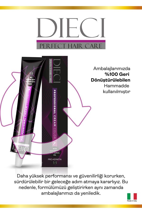 رنگ مو اورجینال برند Dieci مدل Ten Tubes of Hair Dye کد 830906527 - Image 3