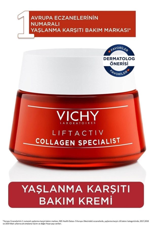 کرم صورت اورجینال برند Vichy مدل Collagen Specialist Face Cream 50ml کد 250573626