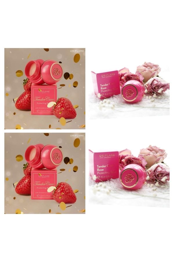 کرم لب اورجینال برند Oriflame مدل Care Tender 4 Adet Krem کد 658253998