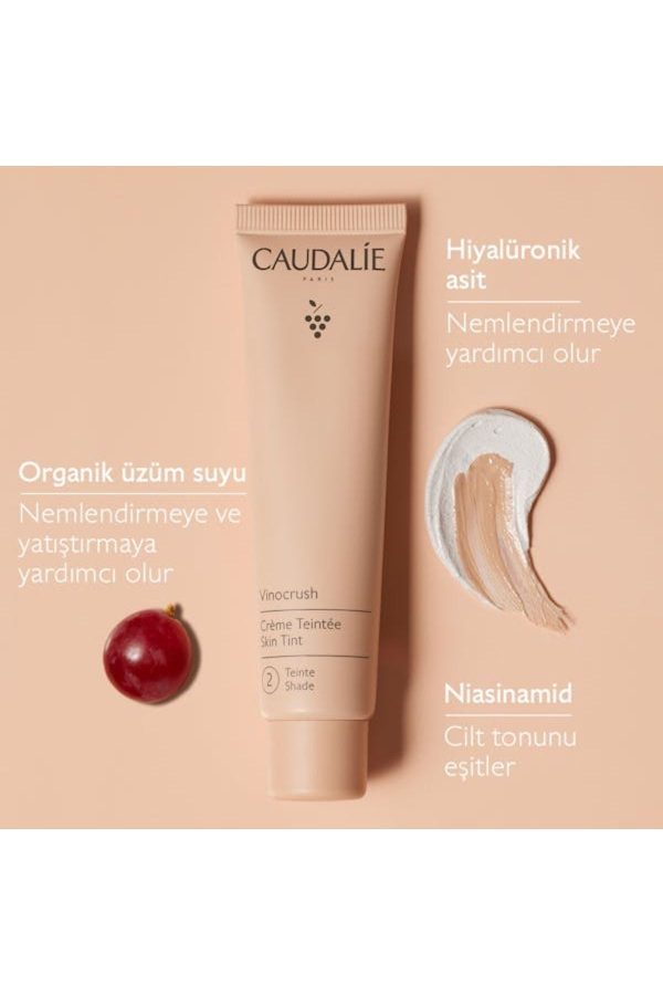 کرم صورت اورجینال برند Caudalie مدل Vinocrush Skin Tint کد 799995391 - Image 2