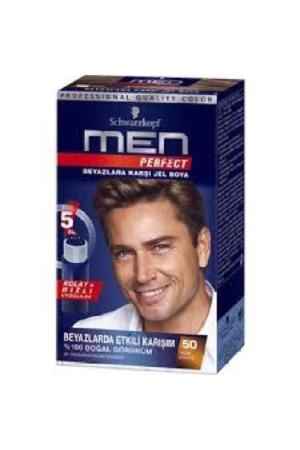 رنگ مو اورجینال برند Schwarzkopf مدل Perfect 50 Açik Kahve 1'li کد 53620016