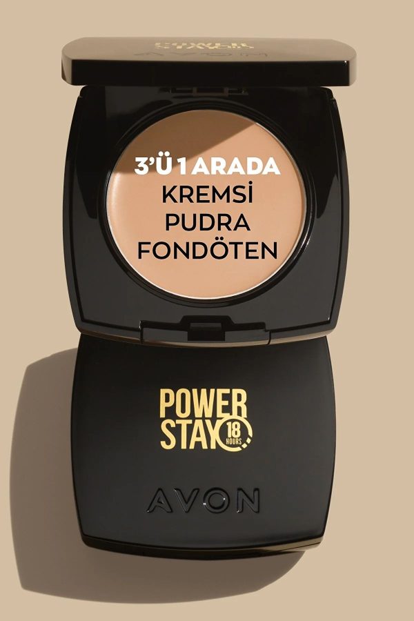 کرم فاندیشن اورجینال برند Avon مدل Power Stay Kremsi Pudra Fondöten کد 465504158 - Image 2