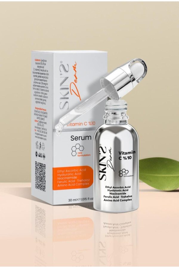 سرم پوست اورجینال برند Skins derm مدل Vitamin C Serum 10% کد 622237120