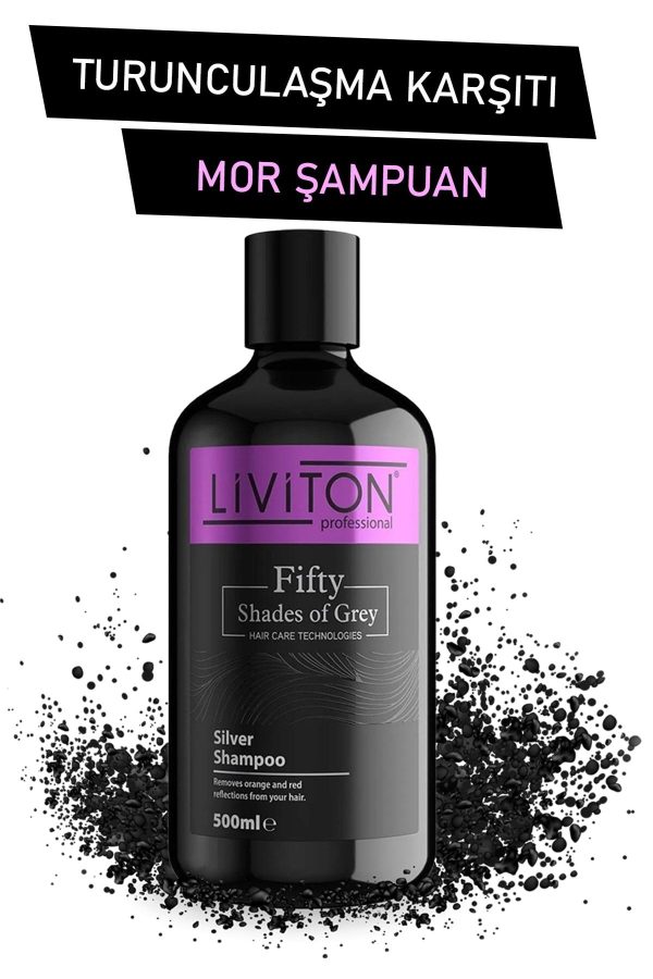 شامپو اورجینال برند Liviton professional مدل Professional Silver Mor Şampuan کد 51359916