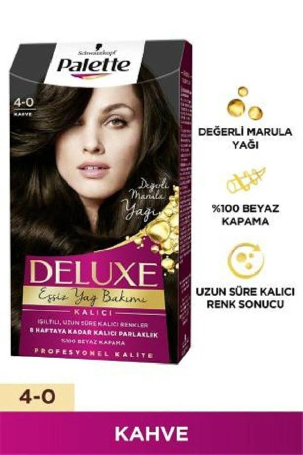 رنگ مو اورجینال برند Palette مدل Deluxe Kahve (4-0) کد 160280720