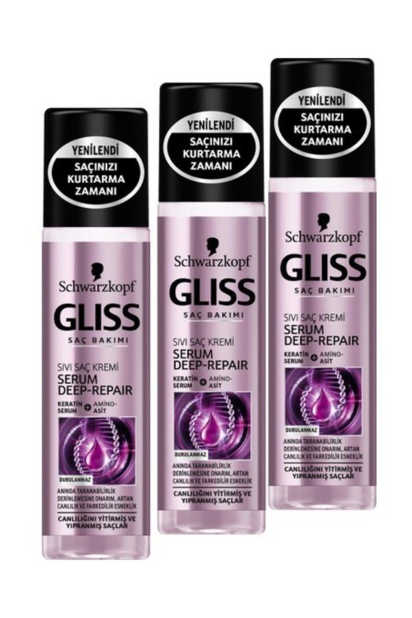 شامپو اورجینال برند Gliss مدل Deep Repair Sıvı Saç Kremi کد 31347503