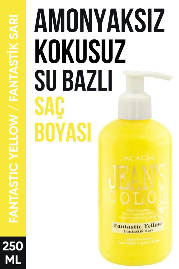 رنگ مو اورجینال برند Jeans color مدل Fantastik Yellow Hair Dye کد 775748965