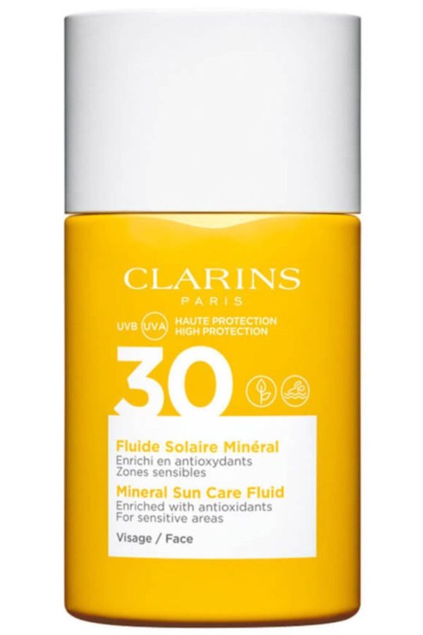 ضد آفتاب صورت اورجینال برند Clarins مدل Mineral Suncare Fluid Face Sunscreen کد 121464620
