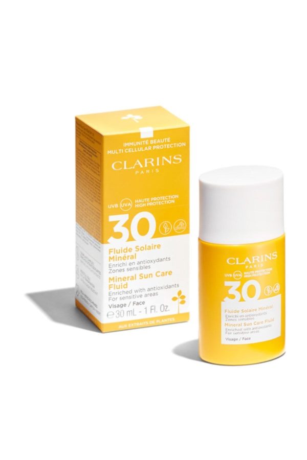 ضد آفتاب صورت اورجینال برند Clarins مدل Mineral Suncare Fluid Face Sunscreen کد 121464620 - Image 7