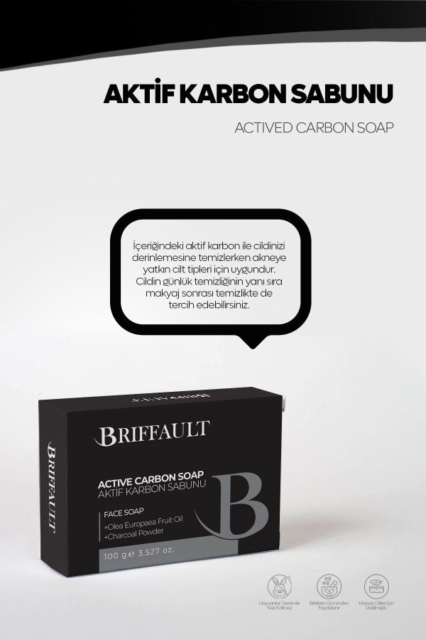 صابون جامد اورجینال برند Briffault مدل Anti Akne 3 ADET کد 747211123 - Image 2
