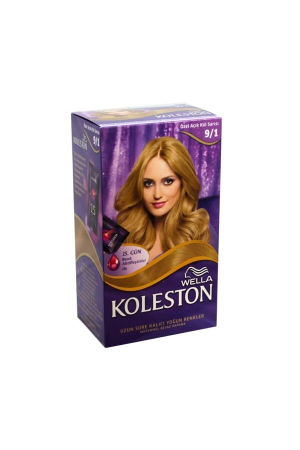 رنگ مو اورجینال برند Wella مدل Set 9/1 Light Ash Blonde کد 39852018
