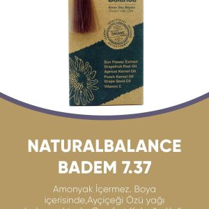 رنگ مو اورجینال برند Naturabalance مدل Organic Certified Almond 7,37 کد 32941584