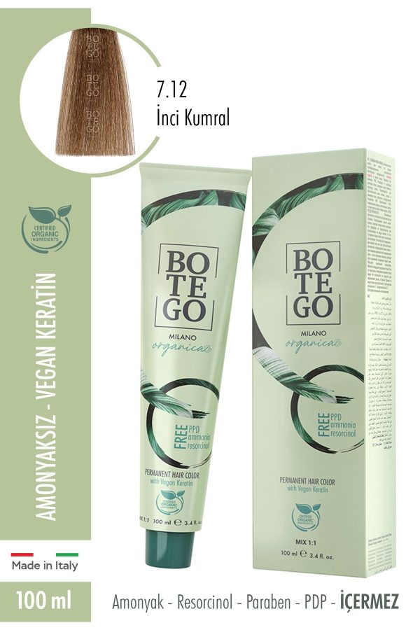 رنگ مو اورجینال برند Botegohair مدل Organica Krem Boya کد 691982033
