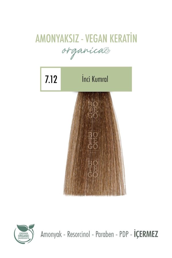 رنگ مو اورجینال برند Botegohair مدل Organica Krem Boya کد 691982033 - Image 2