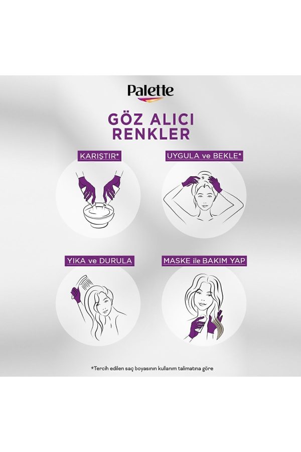 رنگ مو اورجینال برند Palette کد 1068698 - Image 5
