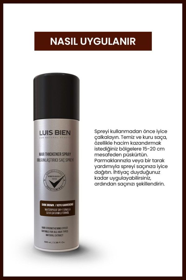 رنگ مو اورجینال برند Luis bien مدل Saç Dolgunlaştırıcı Sprey کد 2962785 - Image 4