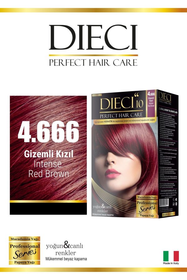 رنگ مو اورجینال برند Dieci مدل Kestane Çok Yoğun Kızıl کد 830639771