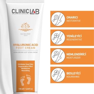 لایه بردار بدن اورجینال برند Cliniclab مدل Hyaluronic Acid Foot Cream 100ml کد 467687091