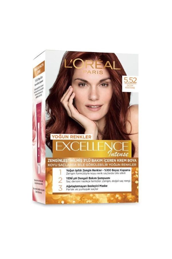 رنگ مو اورجینال برند L oreal paris مدل Excellence Intense کد 1262369 - Image 7