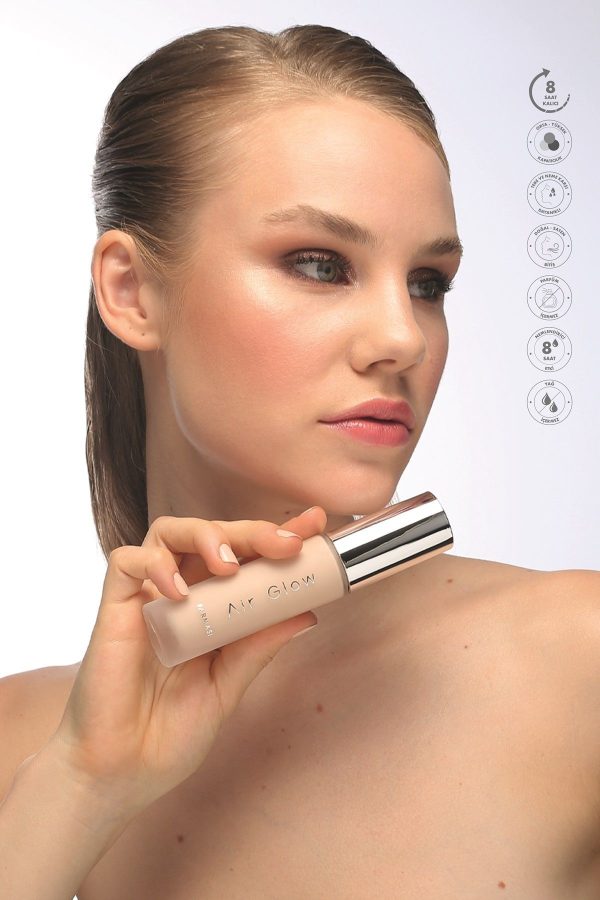 کرم فاندیشن اورجینال برند Farmasi مدل Air Glow Fondöten کد 784519693 - Image 2