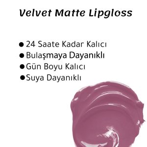رژ لب اورجینال برند Viviana مدل Velvet Matt Long Lasting Lipgloss کد 819585429