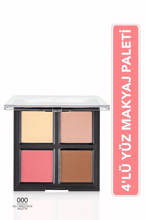 کرم روشن کننده اورجینال برند Flormar مدل All I Need Face Palette کد 262122208