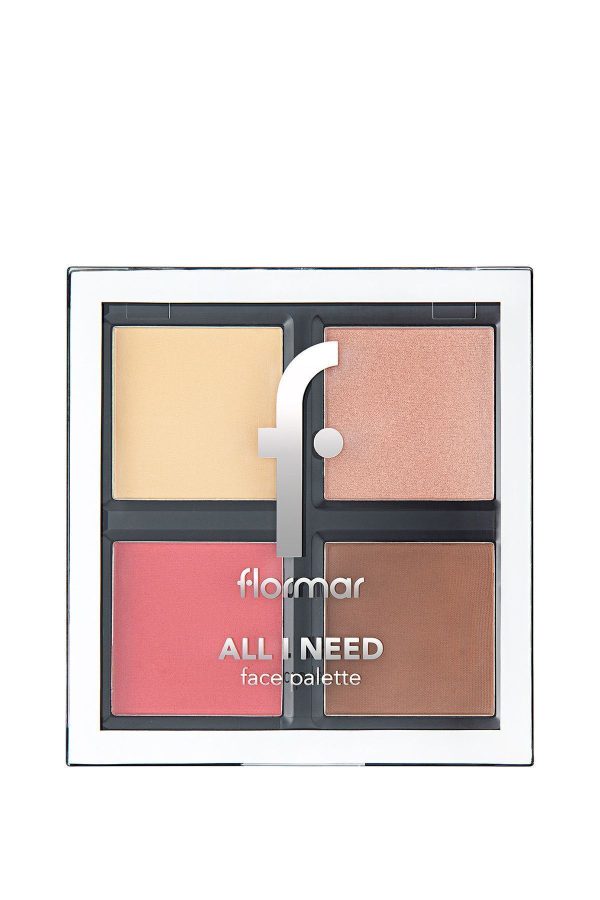 کرم روشن کننده اورجینال برند Flormar مدل All I Need Face Palette کد 262122208 - Image 3