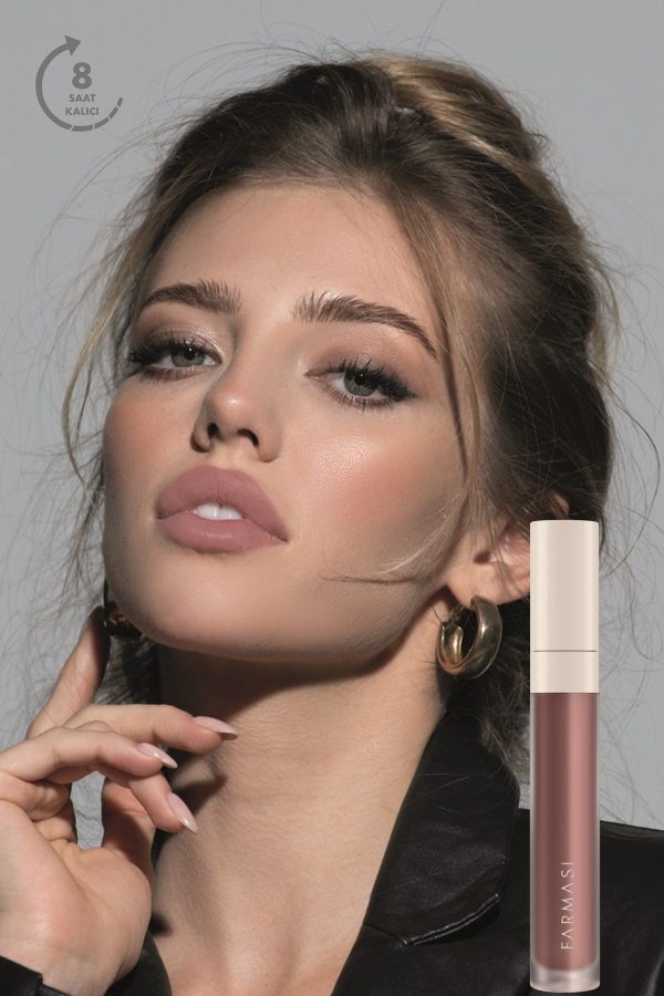 رژ لب اورجینال برند Farmasi مدل Liquid Lipstick 04 Retro Rose کد 784757984 - Image 4