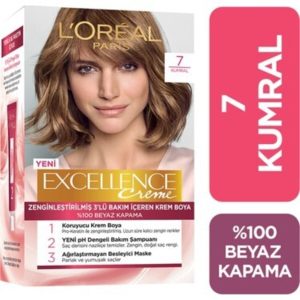 رنگ مو اورجینال برند L oreal paris مدل Loreal Excellence Saç Boyası 7 کد 72752285