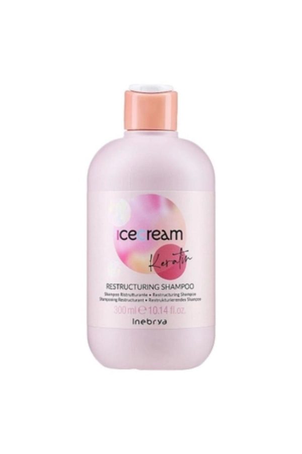 شامپو اورجینال برند Inebrya ice cream مدل Keratin Restructuring-Derinlemesine Arındırıcı Şampuan -300ml کد 831369798