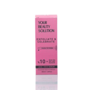کرم صورت اورجینال برند Your beauty solution مدل AHA-BHA Charcoal Serum 30ML کد 789583015