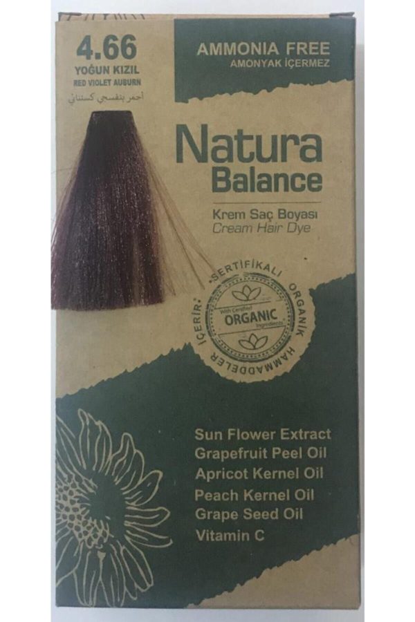 رنگ مو اورجینال برند Natura مدل Yoğun Kızıl کد 43500372 - Image 3