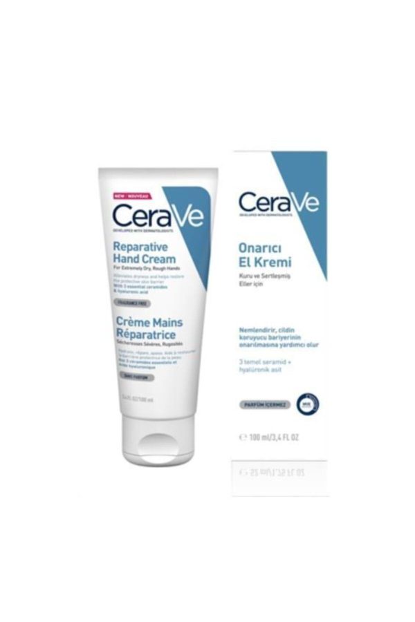 کرم دست اورجینال برند Cerave مدل Onarıcı El Kremi 100 Ml کد 212674882