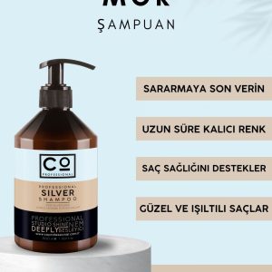 شامپو اورجینال برند Co professional مدل Professional Silver Shampoo 500ml کد 32239335