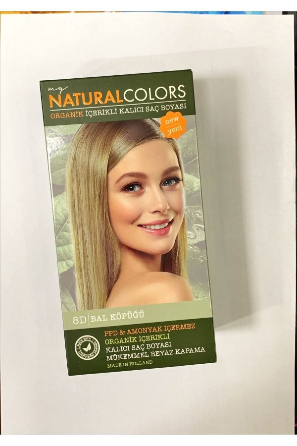 رنگ مو اورجینال برند Natural colors مدل 8D Bal Köpüğü کد 777350008