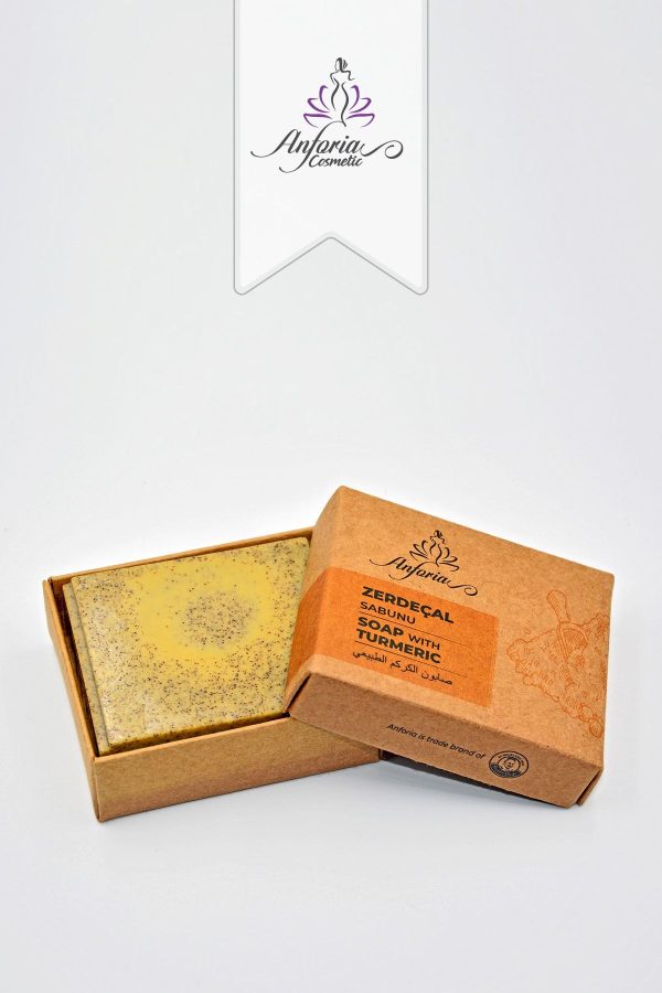 صابون جامد اورجینال برند Anforia cosmetic مدل Soap with Turmeric کد 680107182