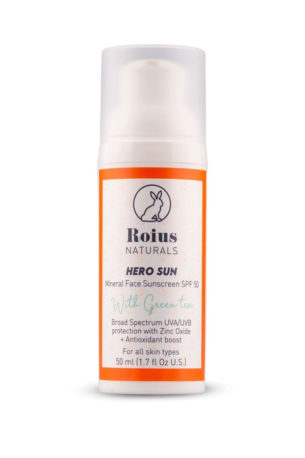 ضد آفتاب صورت اورجینال برند Roius naturals مدل Mineral Sunscreen SPF50 کد 126425344