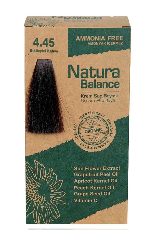 رنگ مو اورجینال برند Naturabalance مدل Organic Brown 4 45 کد 121974444