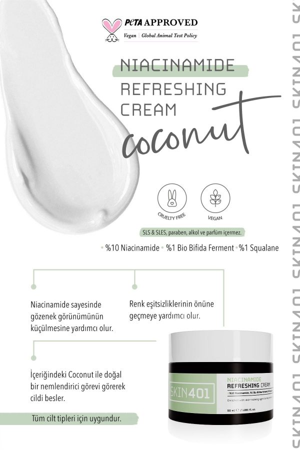 کرم صورت اورجینال برند Skin401 مدل Canlandırıcı Ve Aydınlatıcı Krem 50ml کد 721301538 - Image 3