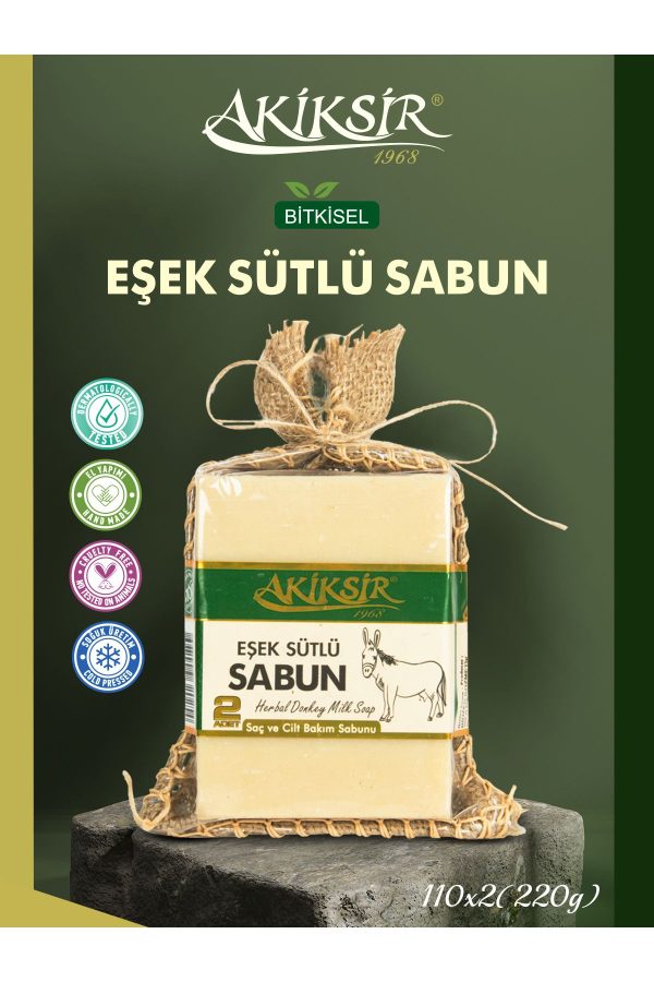 صابون جامد اورجینال برند Akiksir مدل 2x110g (220g) کد 780941265 - Image 2