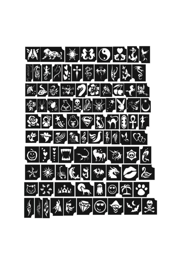 کیت آرایش اورجینال برند Biolash مدل Henna Stencil کد 119158549