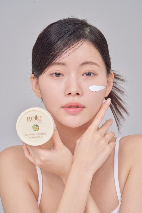 ماسک صورت اورجینال برند Gello مدل Pore tightening egg white mask کد 436164252 - Image 5