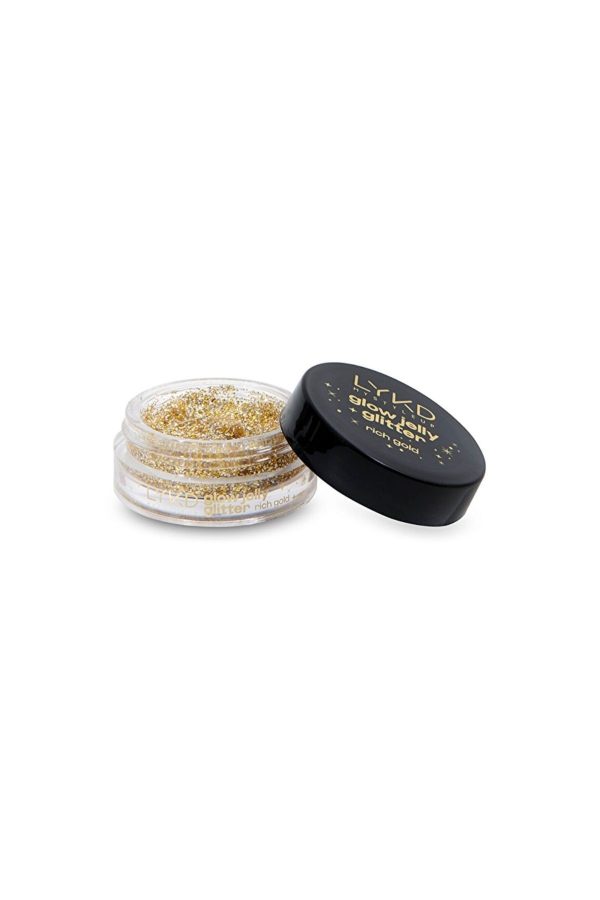 سایه چشم اورجینال برند Lykd مدل Glow Jelly Glitter Rich Gold کد 802956066