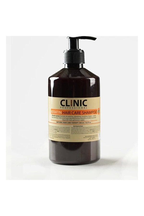 شامپو اورجینال برند Clinic pyroo مدل Keratin Bakım Şampuanı (500 Ml) کد 455880303