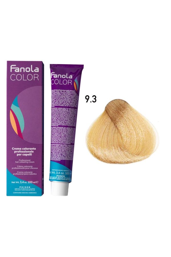 رنگ مو اورجینال برند Fanola مدل Very Light Golden Blonde کد 232583996
