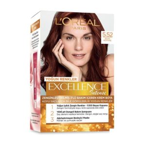 رنگ مو اورجینال برند L oreal paris مدل Excellence Intense 552 کد 87132547