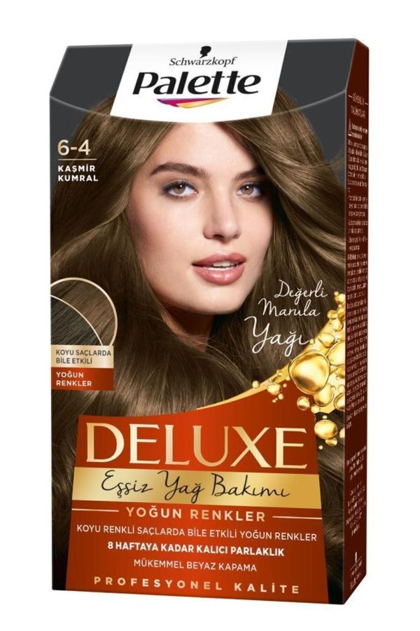 رنگ مو اورجینال برند Palette مدل Palette Deluxe Yoğun Renkler 6-4 کد 4405548 - Image 3