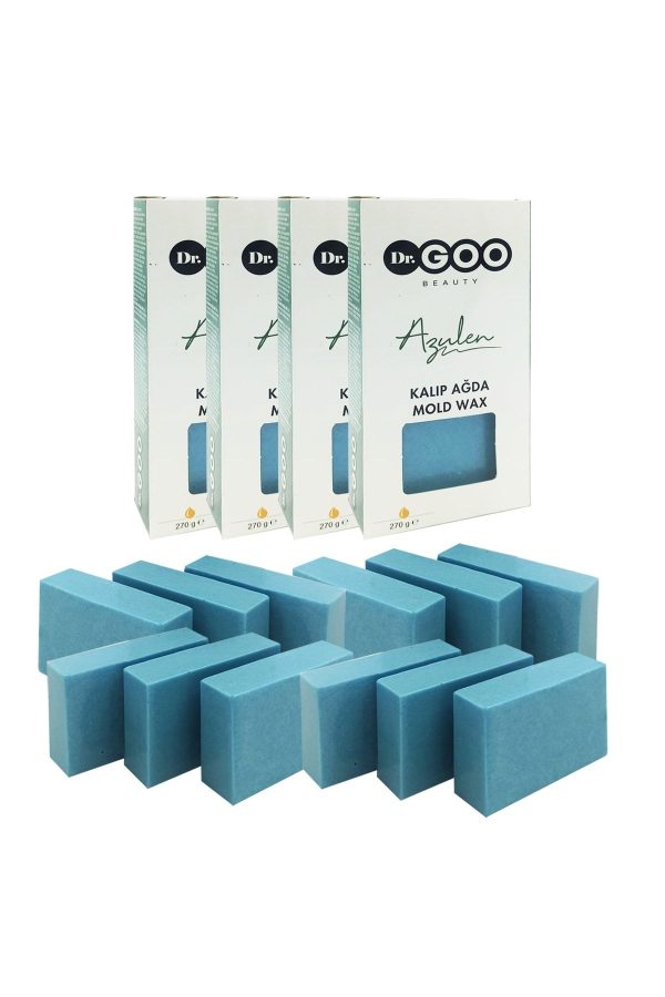 موم اورجینال برند Dr goo beauty مدل 4'lü Kalıp Ağda 1080g Azulen کد 461281616